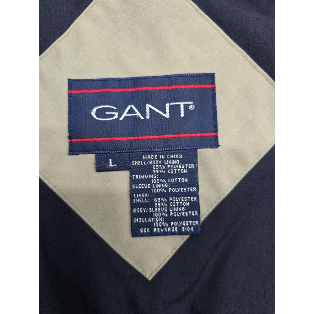 GANT Beige Insulated Barn Jacket Chore Coat L Removable Liner Corduroy EUC - Picture 9 of 13